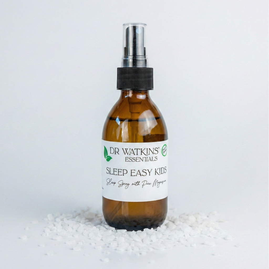 Dr. Watkins Sleep Easy Kids spray bottle on a white background